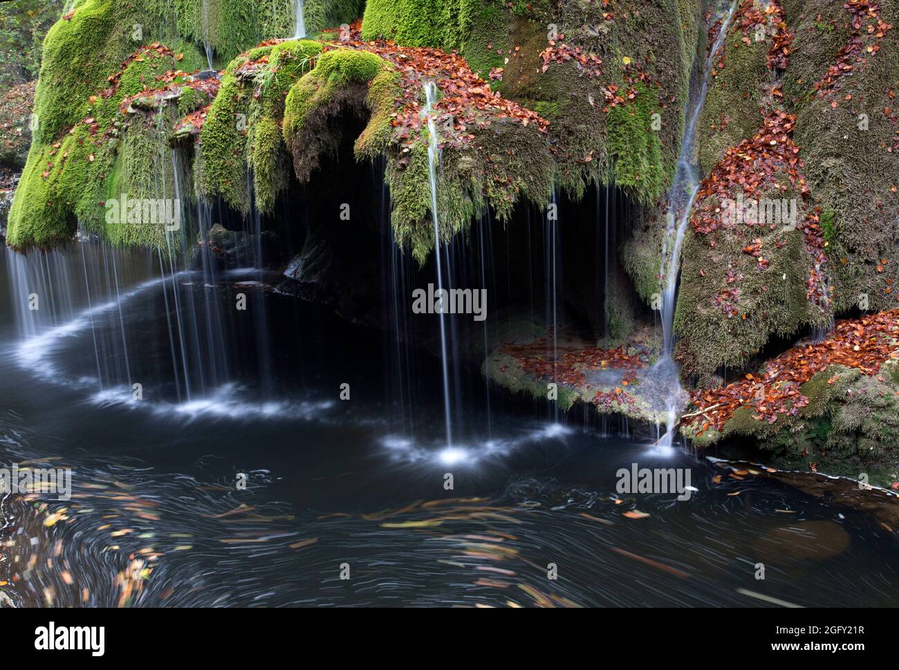 Bigar waterfall, one of the most beautiful waterfalls in the world, Romania Stock Photo