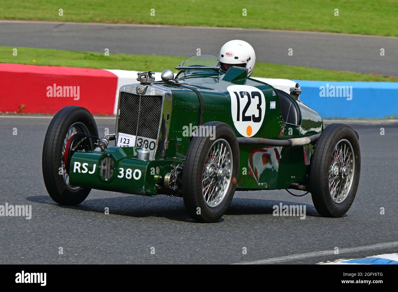 Harry Painter, MG PA, Mallory Park Trophy Race, VSCC Specials, Bob ...