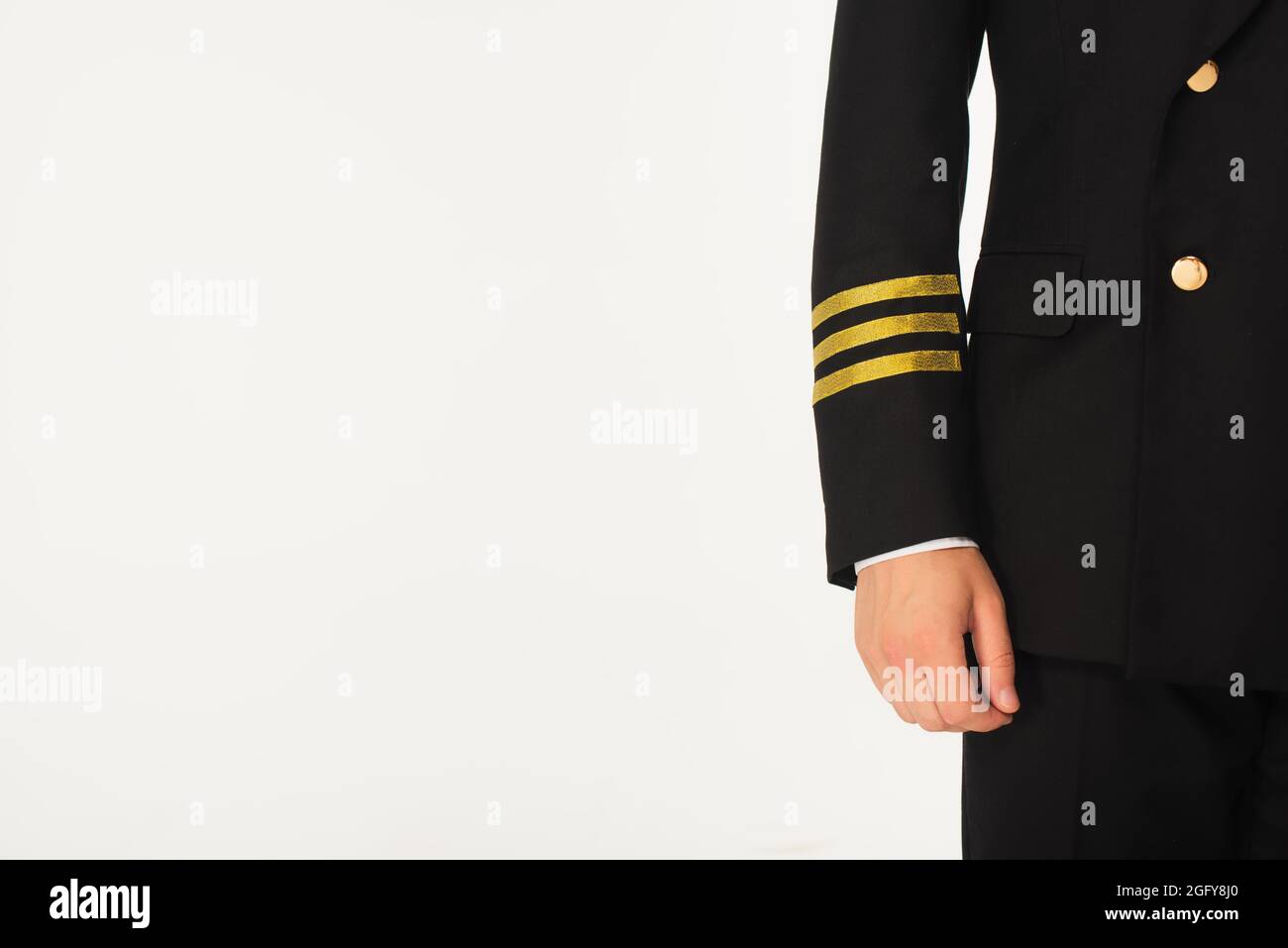 Pilot in uniform hi-res stock photography and images - Alamy