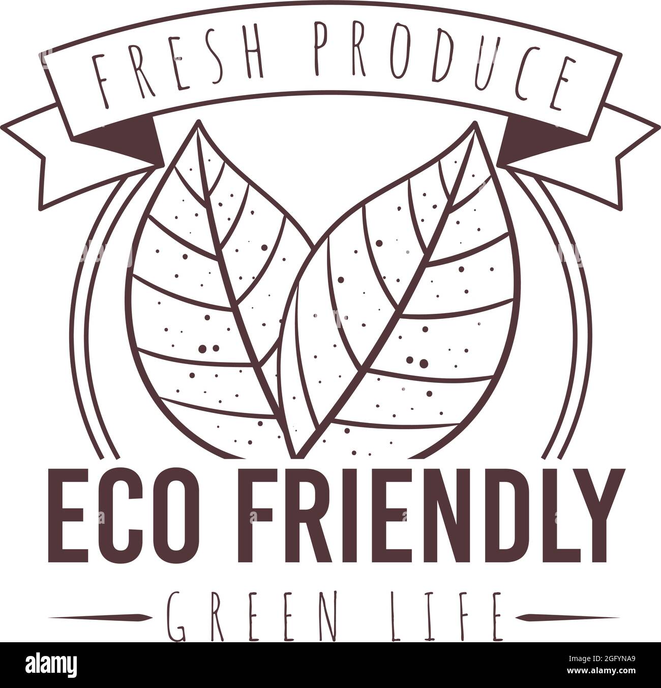 Eco friendly label Stock Vector Image & Art Alamy