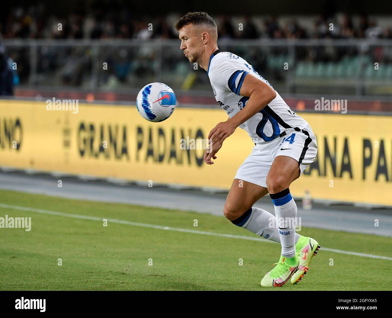 Verona, Italy. 27th Aug, 2021. Ivan Perisic of FC Internazionale during the  Serie A 2021/2022 football match between Hellas Verona and FC  Internazionale at Marcantonio Bentegodi stadium in Verona (Italy), August  27th,