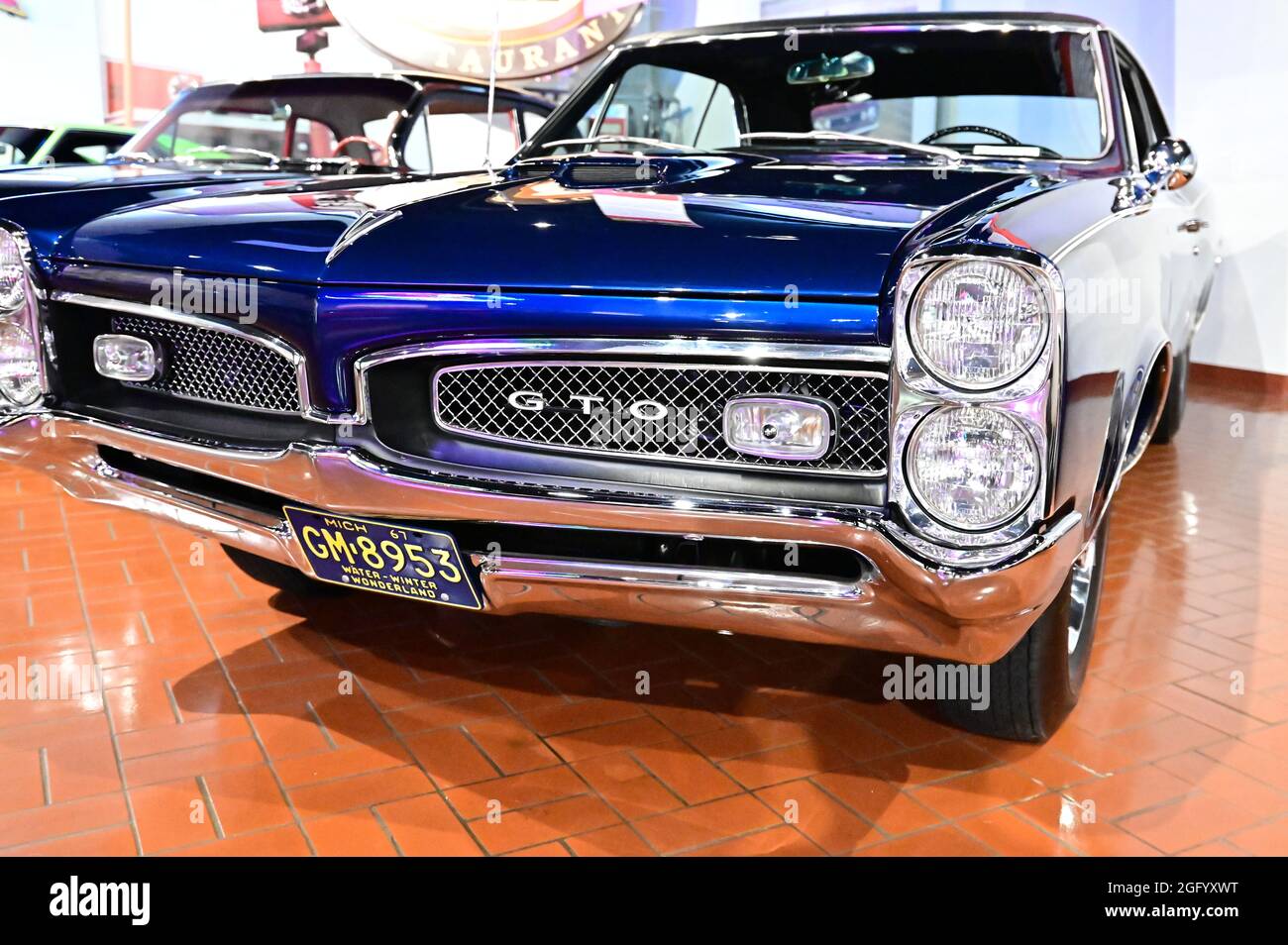 Classic American GTO muscle car Stock Photo
