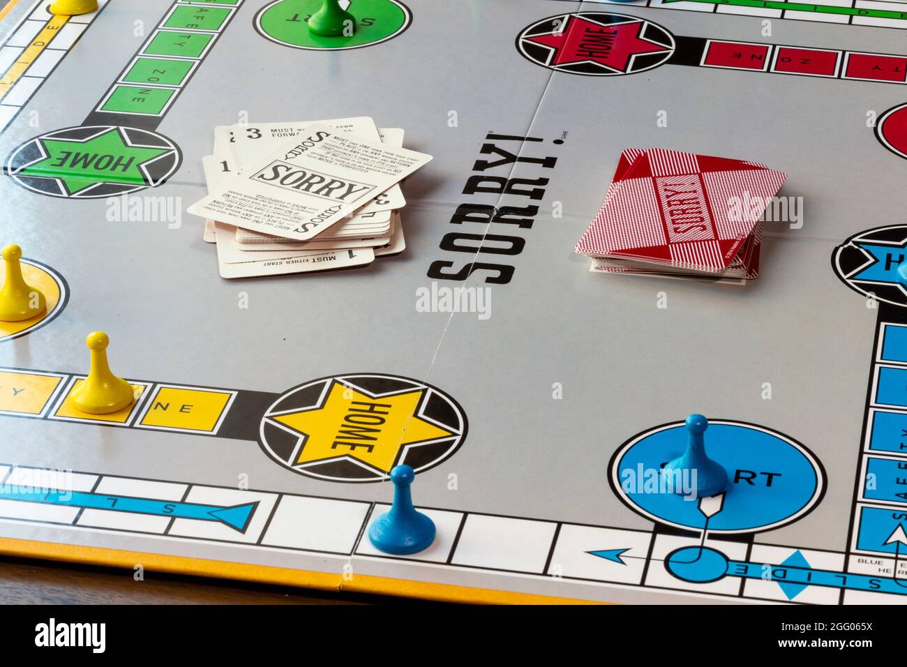 Sorry! is a slide pursuit board game, USA Stock Photo Alamy