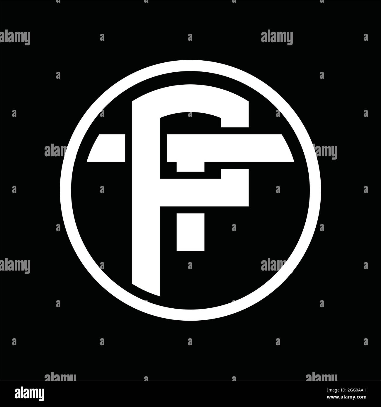 PT Logo monogram with overlapping style vintage design template Stock ...