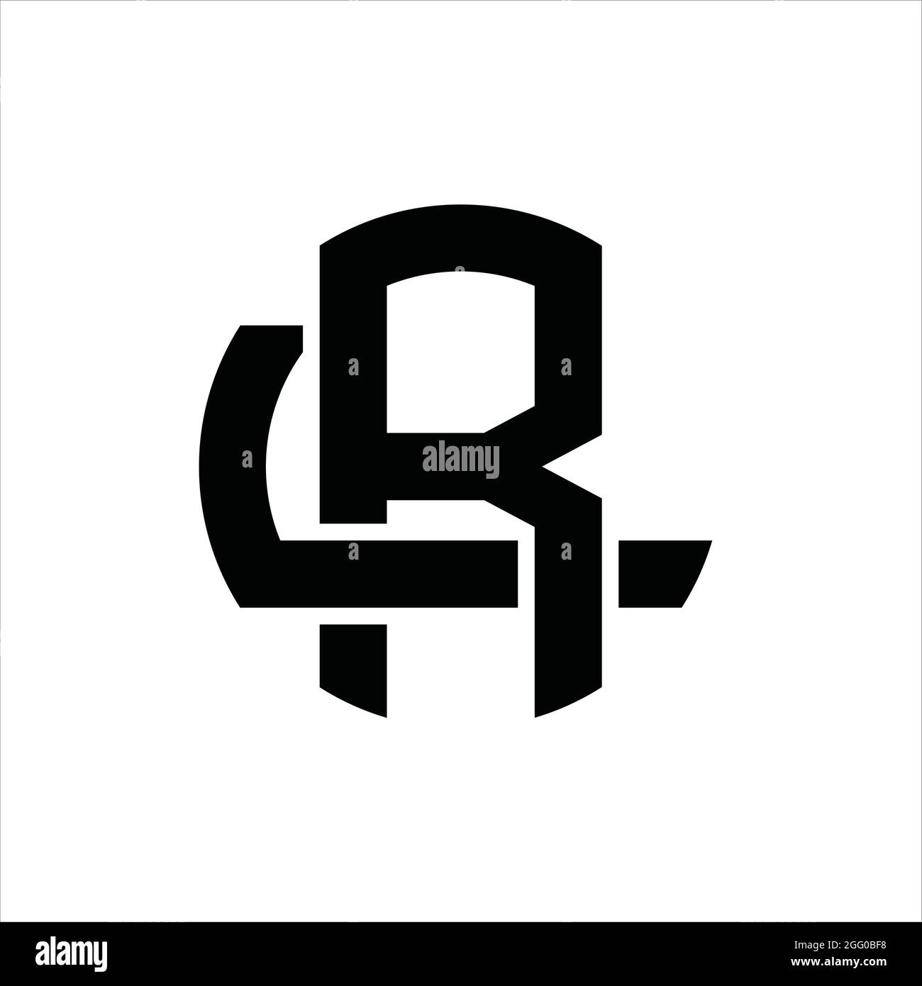 RL Logo monogram with overlapping style vintage design template Stock ...