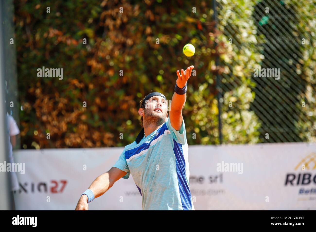 Andrea Picchione from Italy during Lesa Cup 2021 - ITF, Tennis  Internationals in Lesa (NO), Italy, August 27 2021 Stock Photo - Alamy