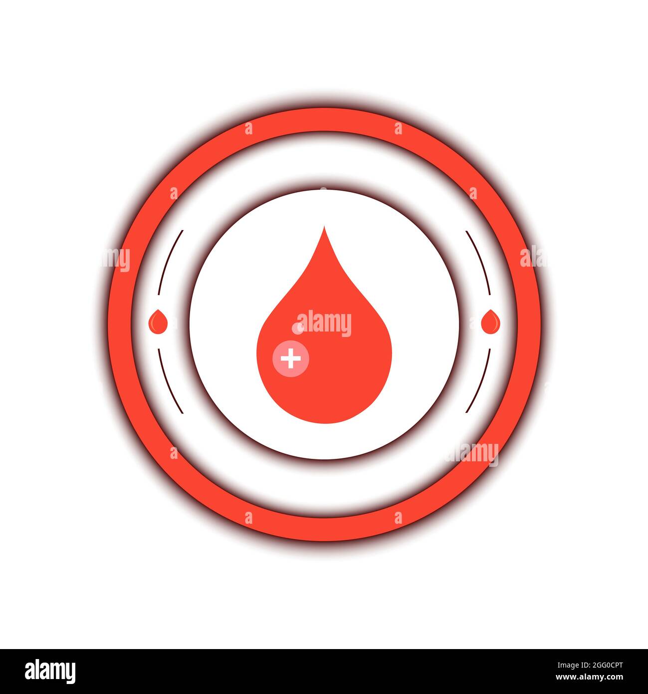 Blood donation, conceptual illustration. Stock Photo