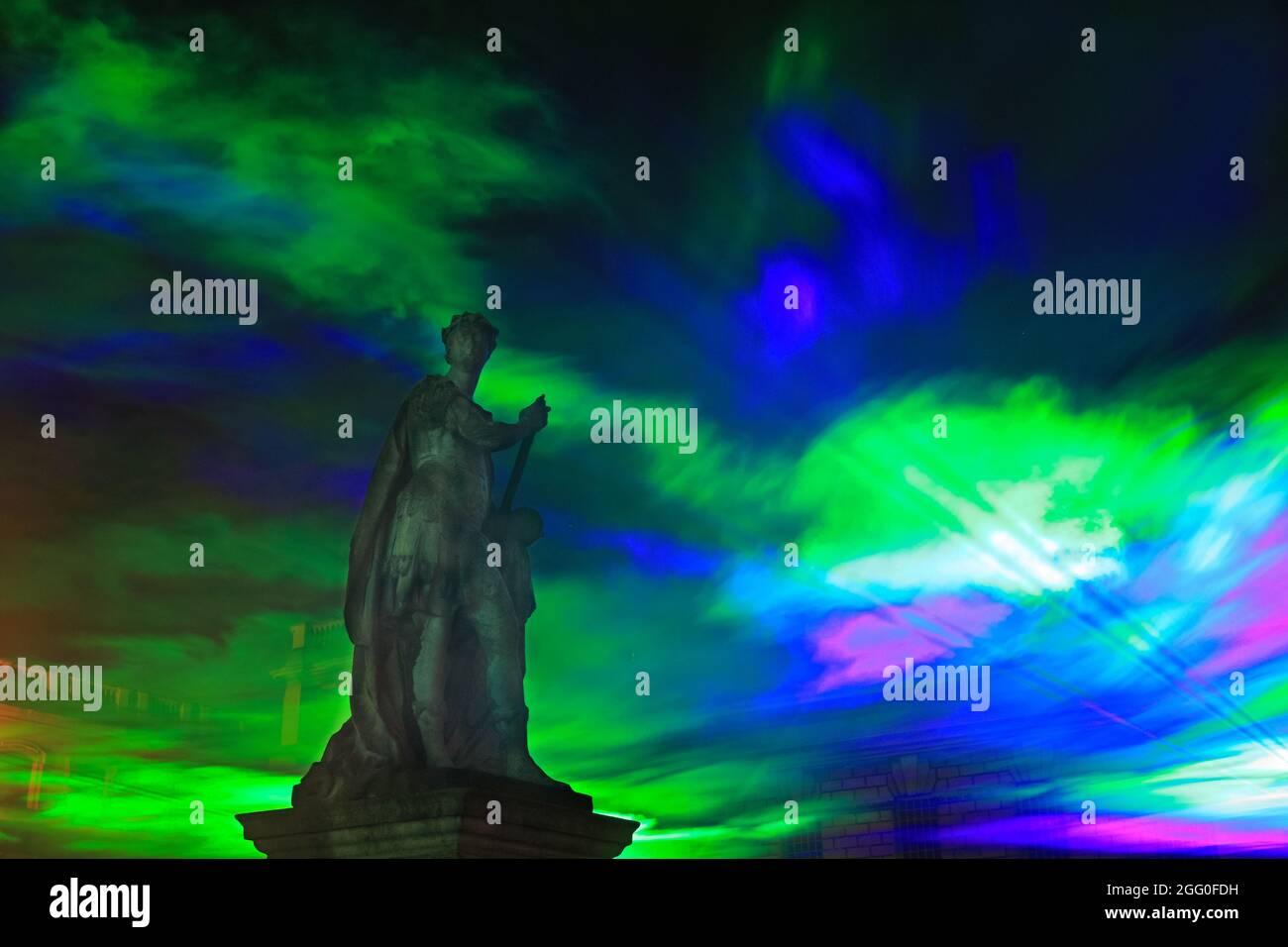 Greenwich, London, UK. 27th Aug, 2021. The Statue of King II