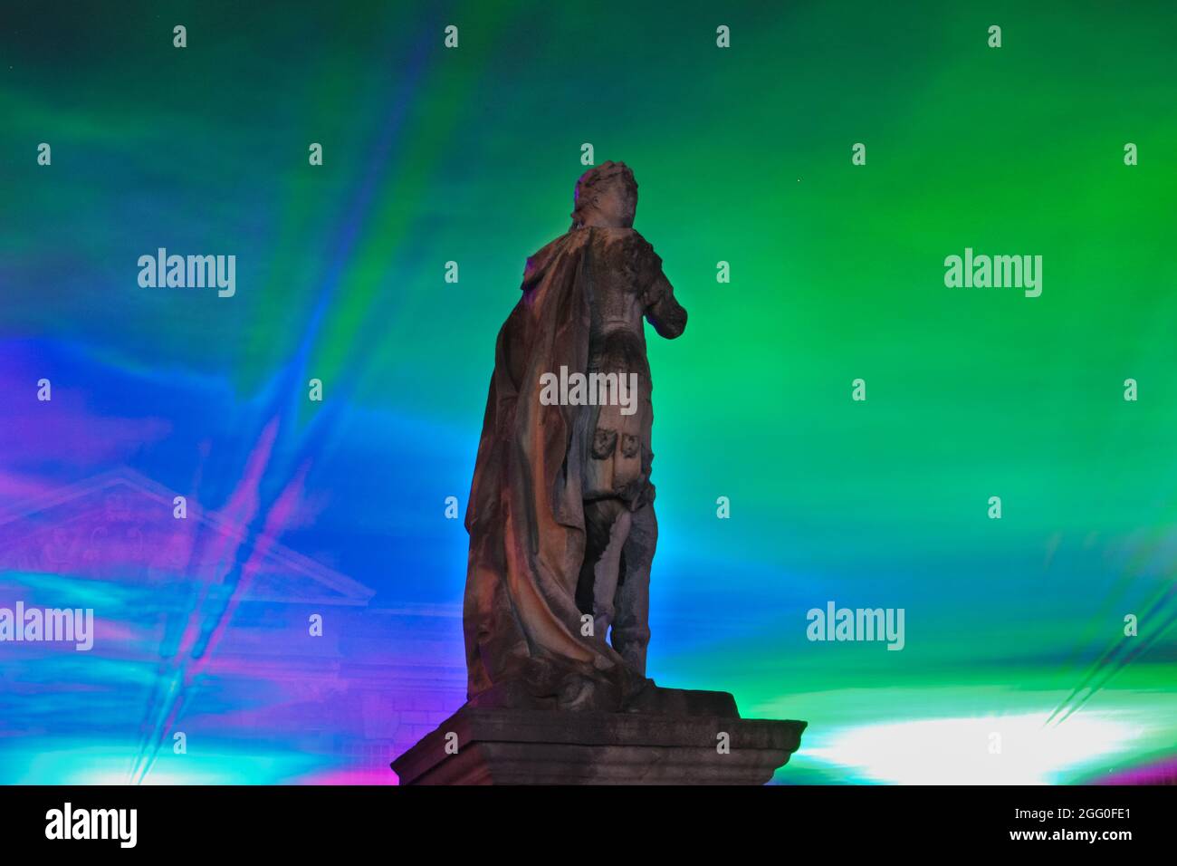 Greenwich, London, UK. 27th Aug, 2021. The Statue of King II