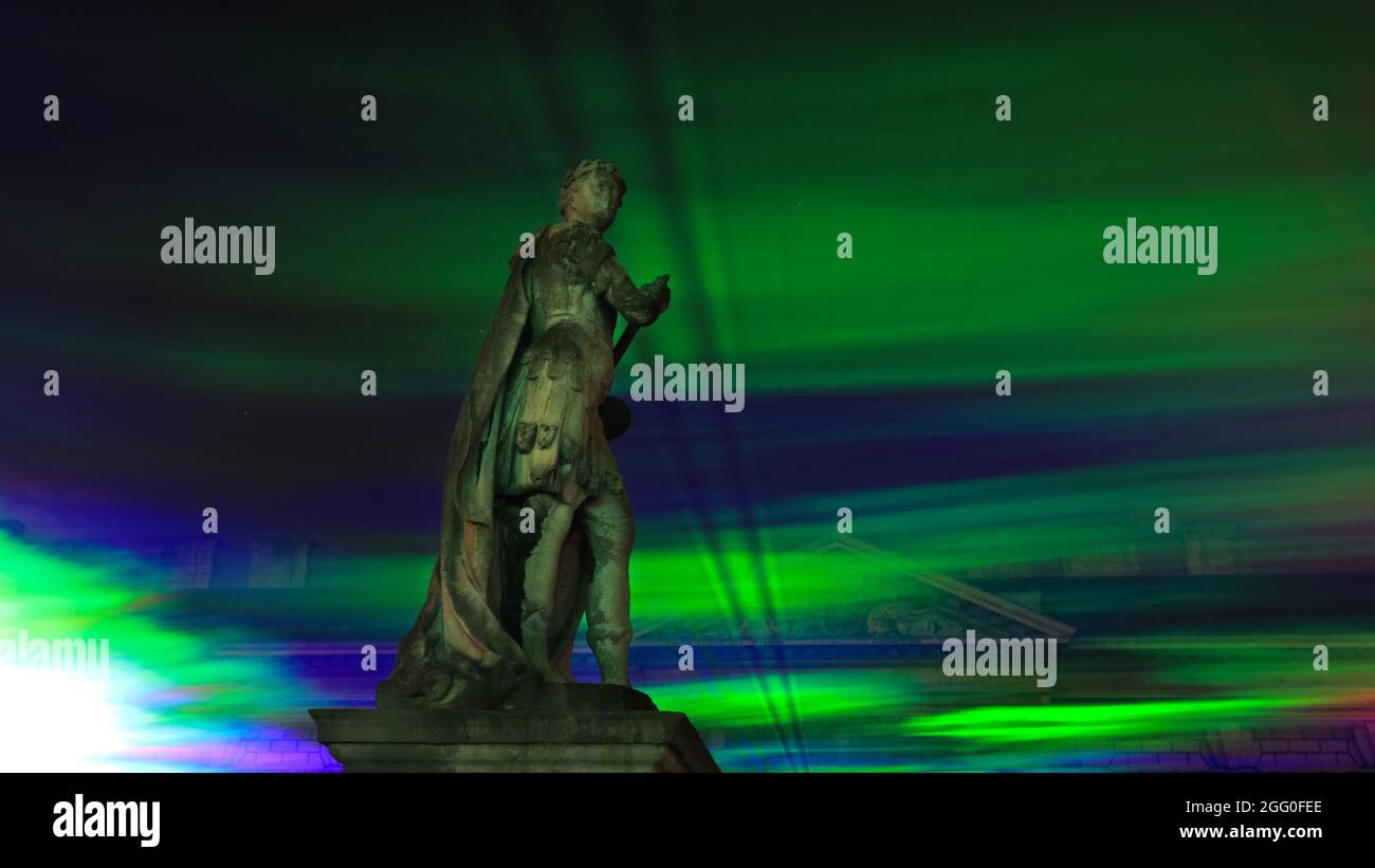 Greenwich, London, UK. 27th Aug, 2021. The Statue of King II