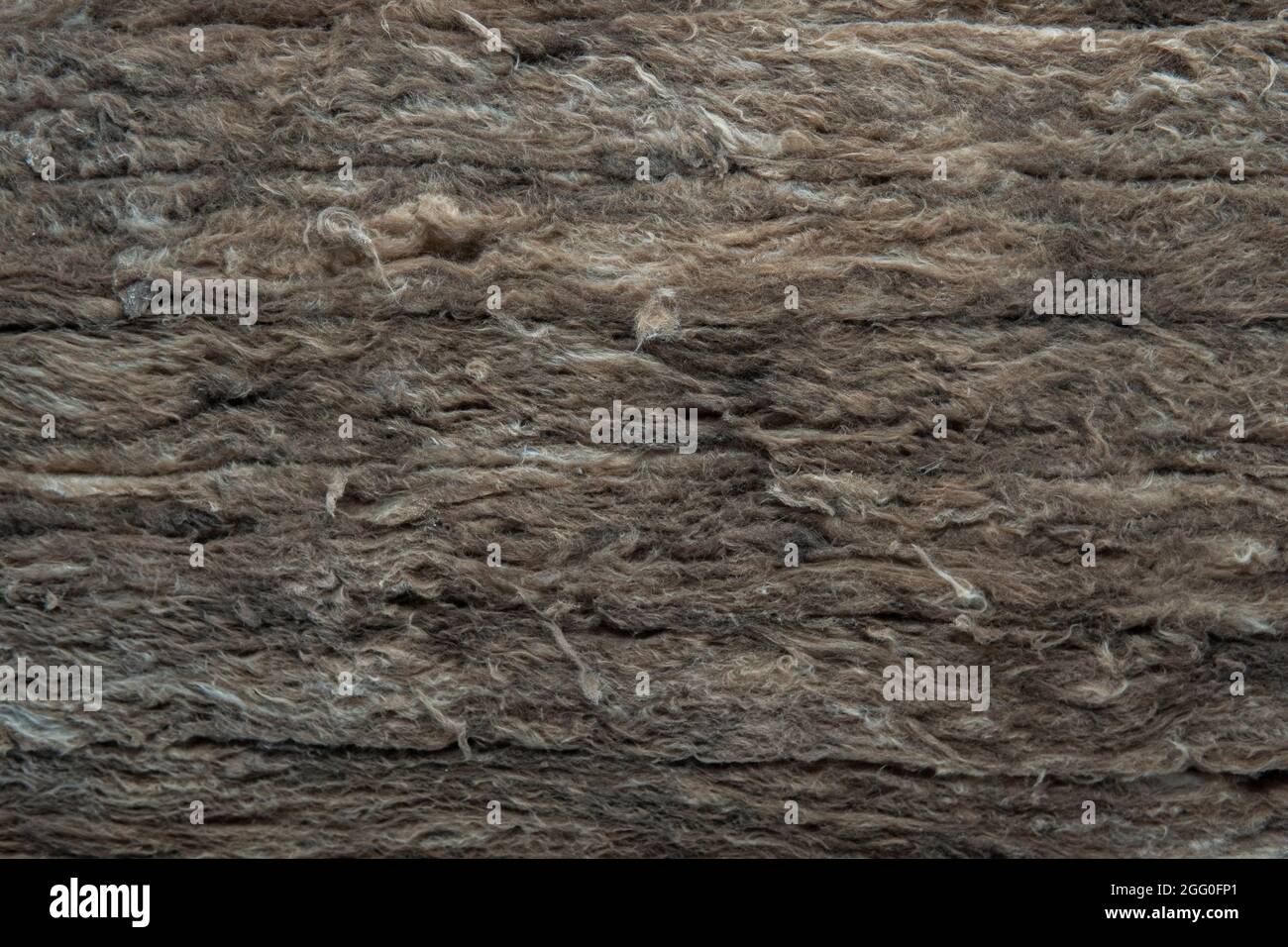 Close up of Insulation Fiber for thermal insulation. Recycle material