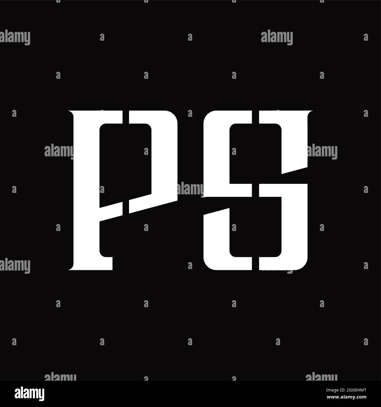 Initial Letter PS Logo - Minimal Business Logo for Alphabet P and S Stock  Vector Image & Art - Alamy