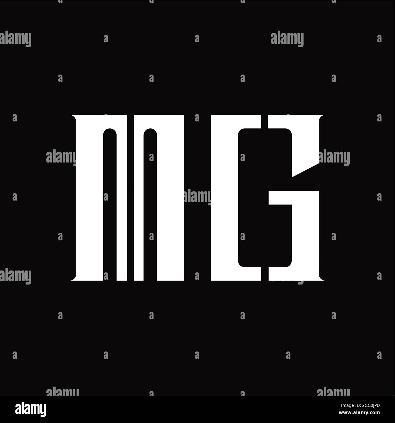 MG Logo monogram drops crown abstract shape vector images design template  Stock Photo - Alamy