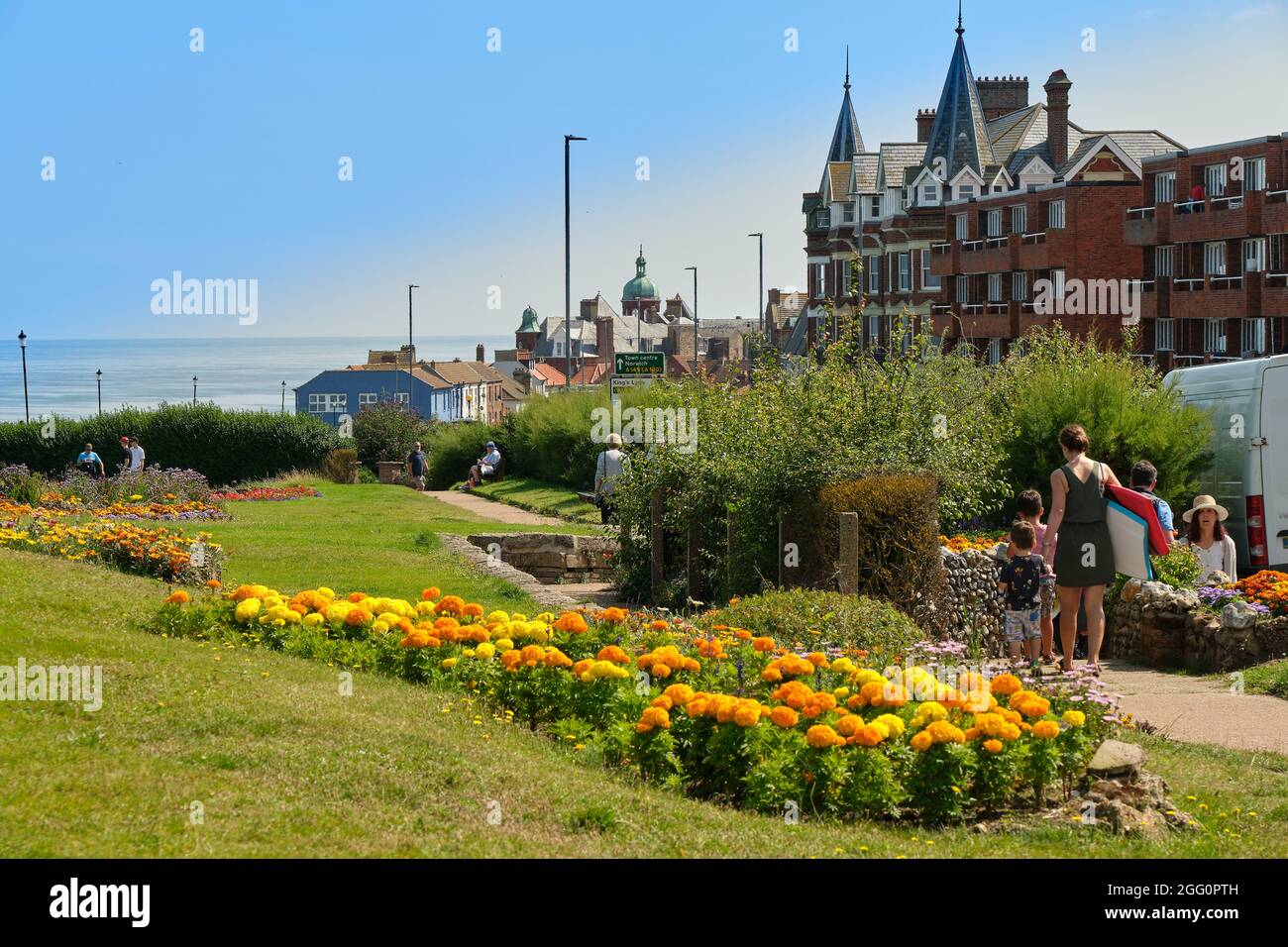 Gardens of Cromer Stock Photo