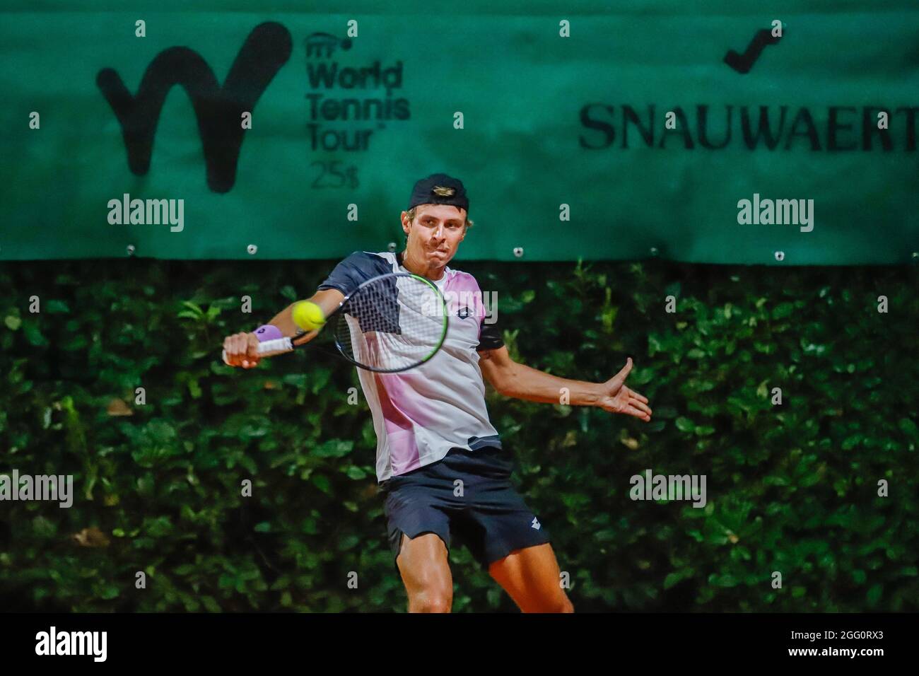 Sporting Tennis Lesa, Lesa (NO), Italy, August 27, 2021, Matteo Martineau  from France during Lesa Cup 2021 - ITF - Tennis Internationals Stock Photo  - Alamy