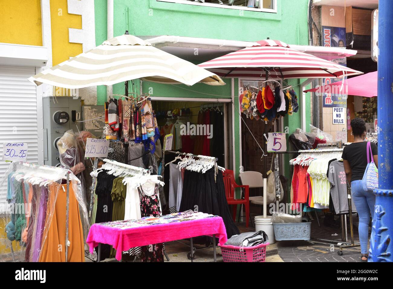 Rihanna s Aunt Store On Swan Street Bridgetown Barbados Stock Photo Alamy