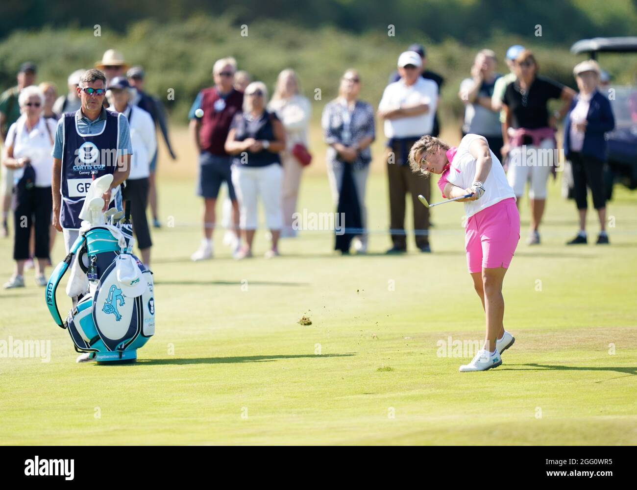 Team GB&I's Emily Toy during the 2021 Curtis Cup Day 2 Afternoon