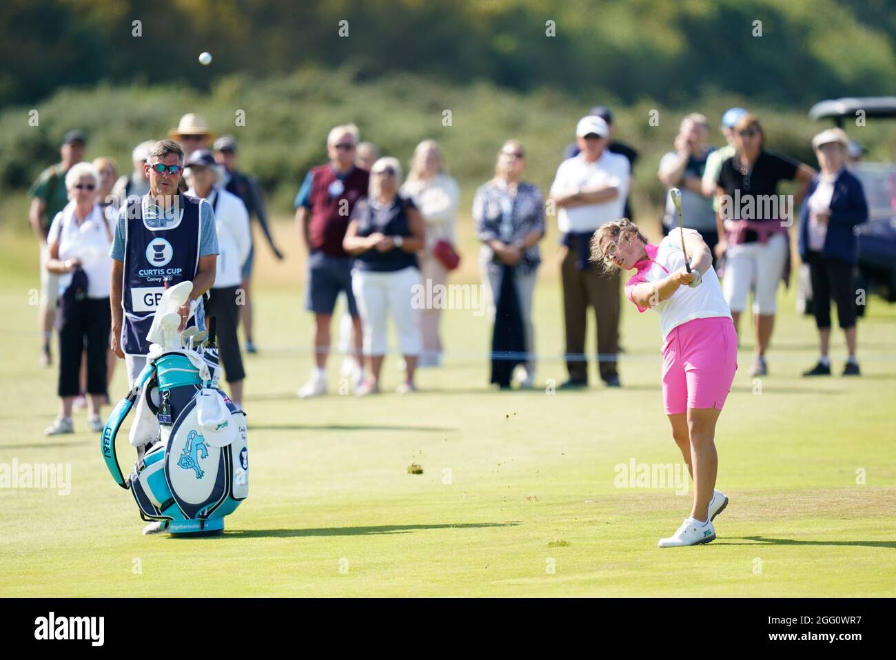 Team GB&I's Emily Toy during the 2021 Curtis Cup Day 2 - Afternoon ...