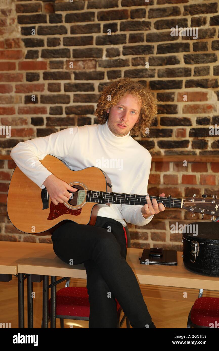 Valentin Kuhn bei den Proben zur 4. Windflüchter Charity Gala zu
