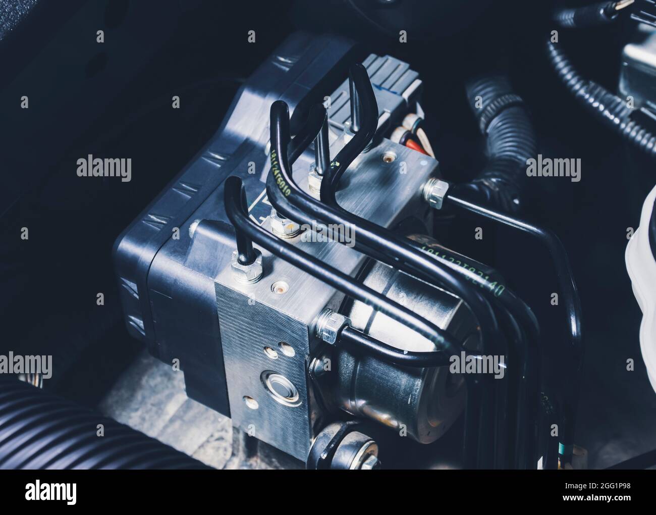 ABS (anti lock brake system) unit module control box and brake fluid