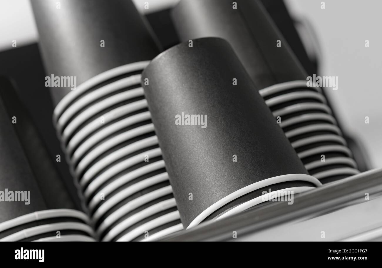Stacked paper cups in hi-res stock photography and images - Alamy