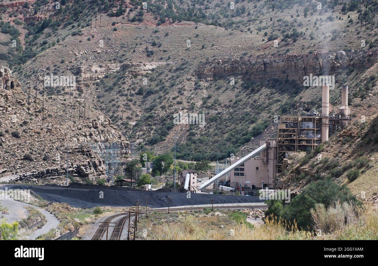 Coal mine in Utah Stock Photo Alamy