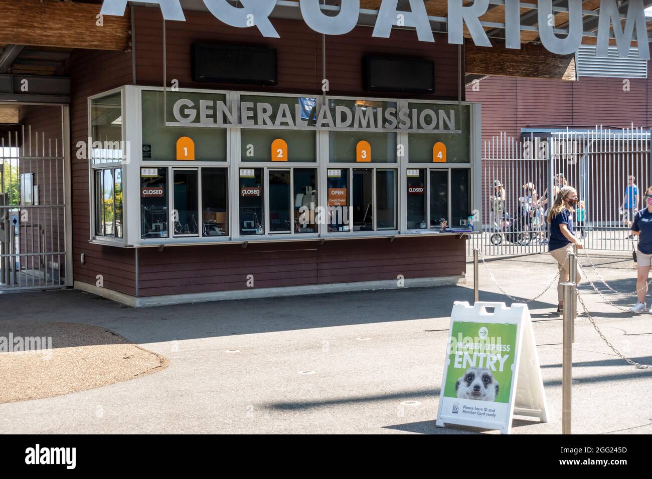 WA USA circa August 2021 View of the entrance to Point