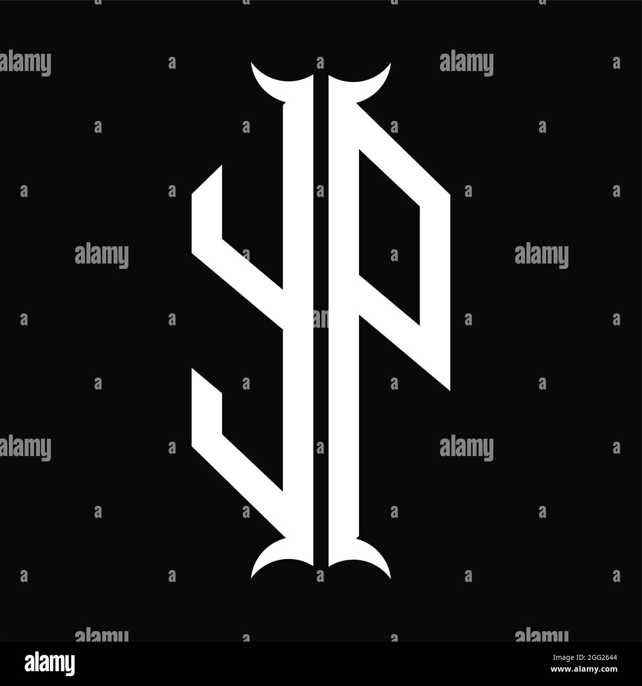 Yp Monogram Y p monogram hi-res stock photography and images - Alamy