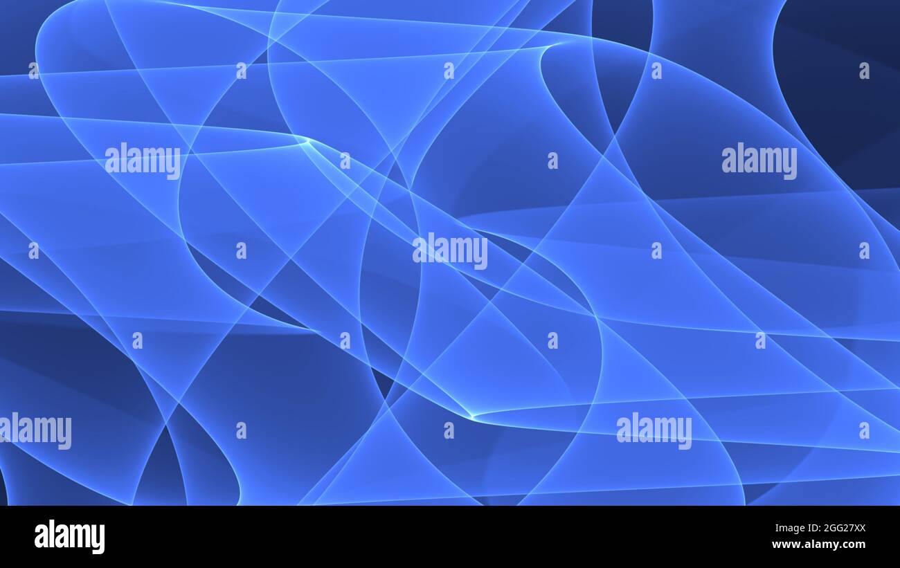 Abstract background 4k blue light dark waves and lines Stock Photo - Alamy