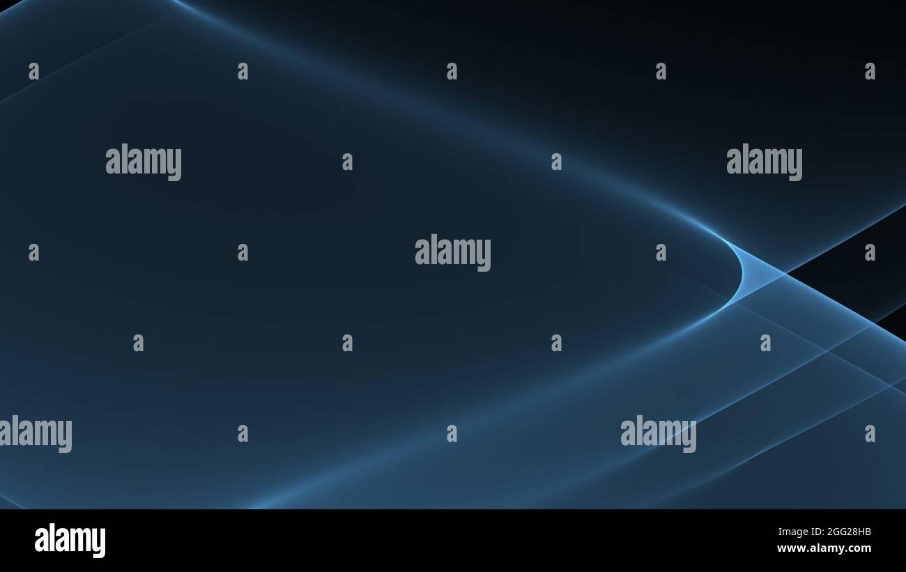 Abstract background 4k blue light dark waves and lines Stock Photo - Alamy