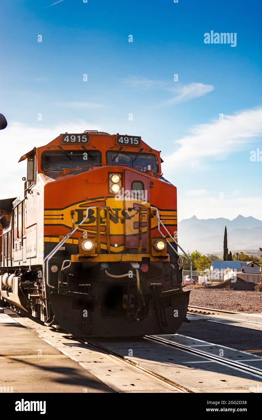 bnsf train in colorado alamy stock photo