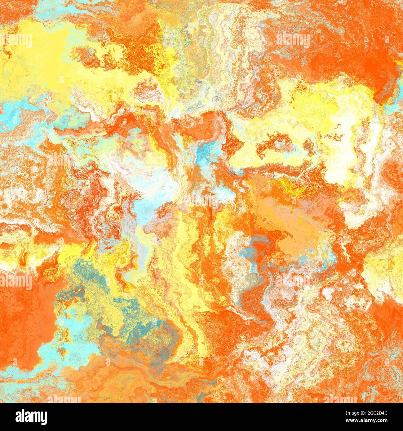 Seamless abstract painted brushed marble texture. Rainbow bright ...