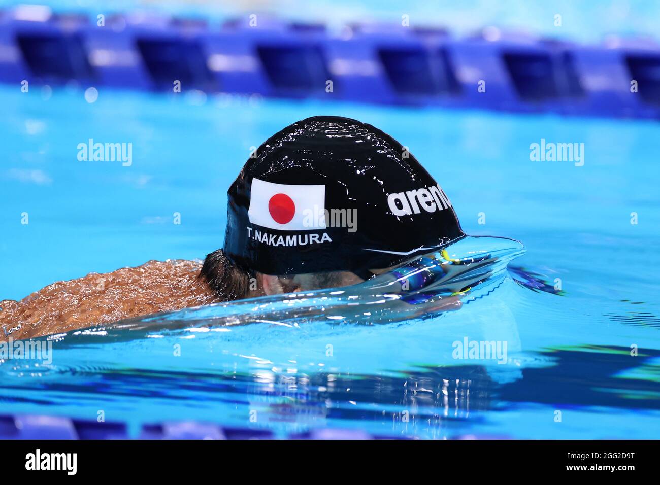 Tokyo, Japan. 28th Aug, 2021. Tomotaro Nakamura (JPN) Swimming : Men's 100m Breaststroke SB6 Final during the Tokyo 2020 Paralympic Games at the Tokyo Aquatics Centre in Tokyo, Japan . Credit: Yohei Osada/AFLO SPORT/Alamy Live News Stock Photo