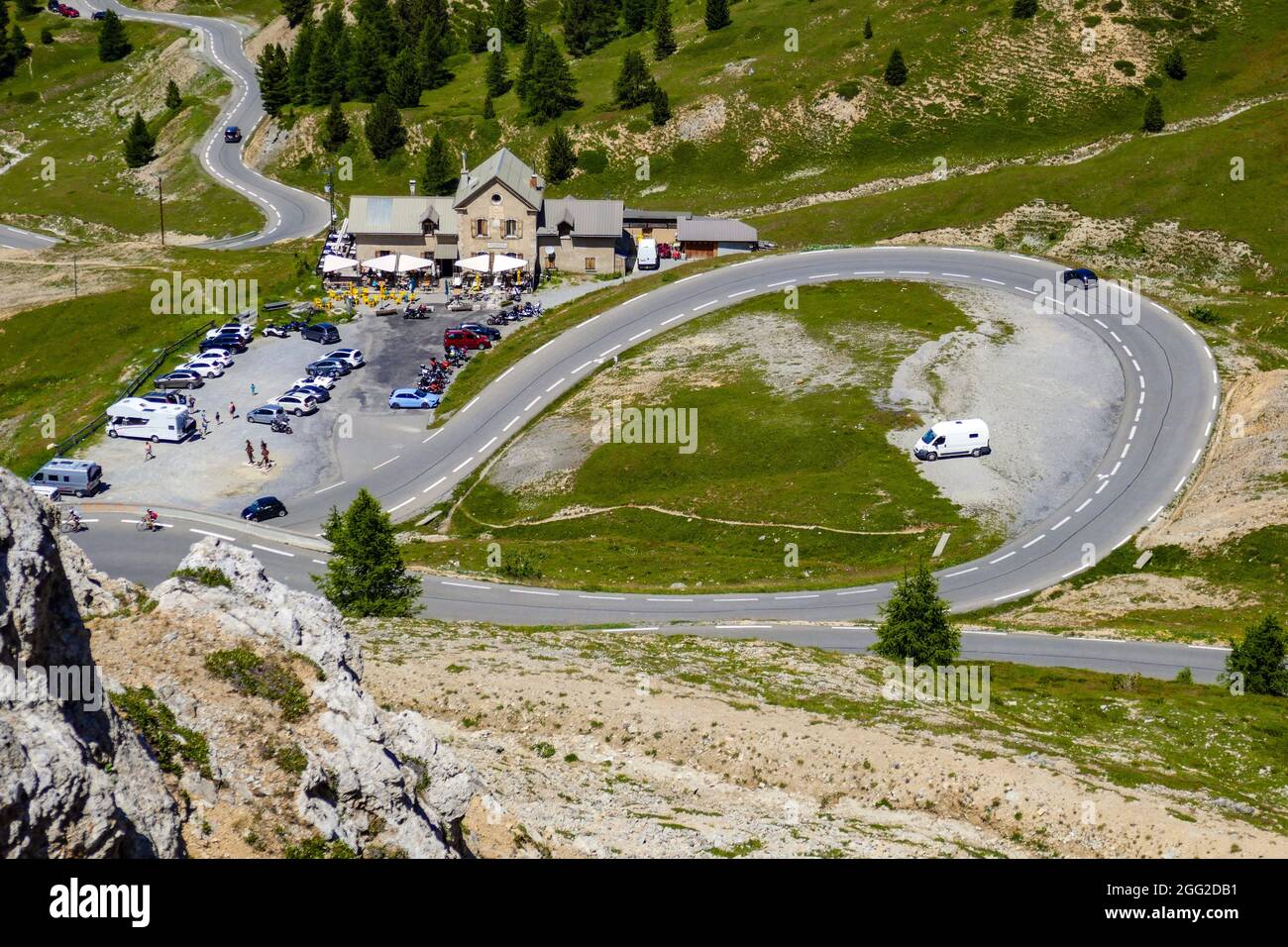 Col d'Izoard, France, French Alps, Alpine, pass, col Stock Photo