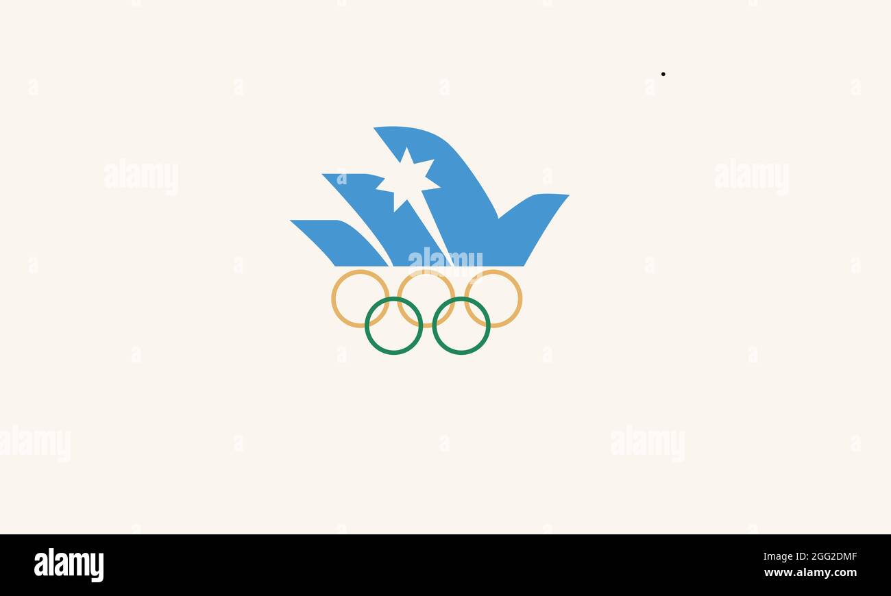 Olympic vector logo design Stock Vector