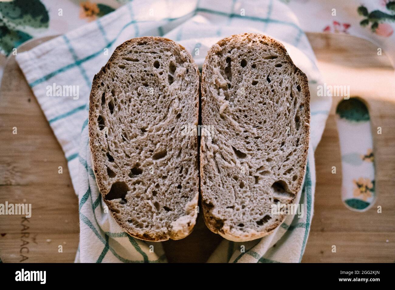 Sourdough Bread with old Turkish seed Stock Photo Alamy