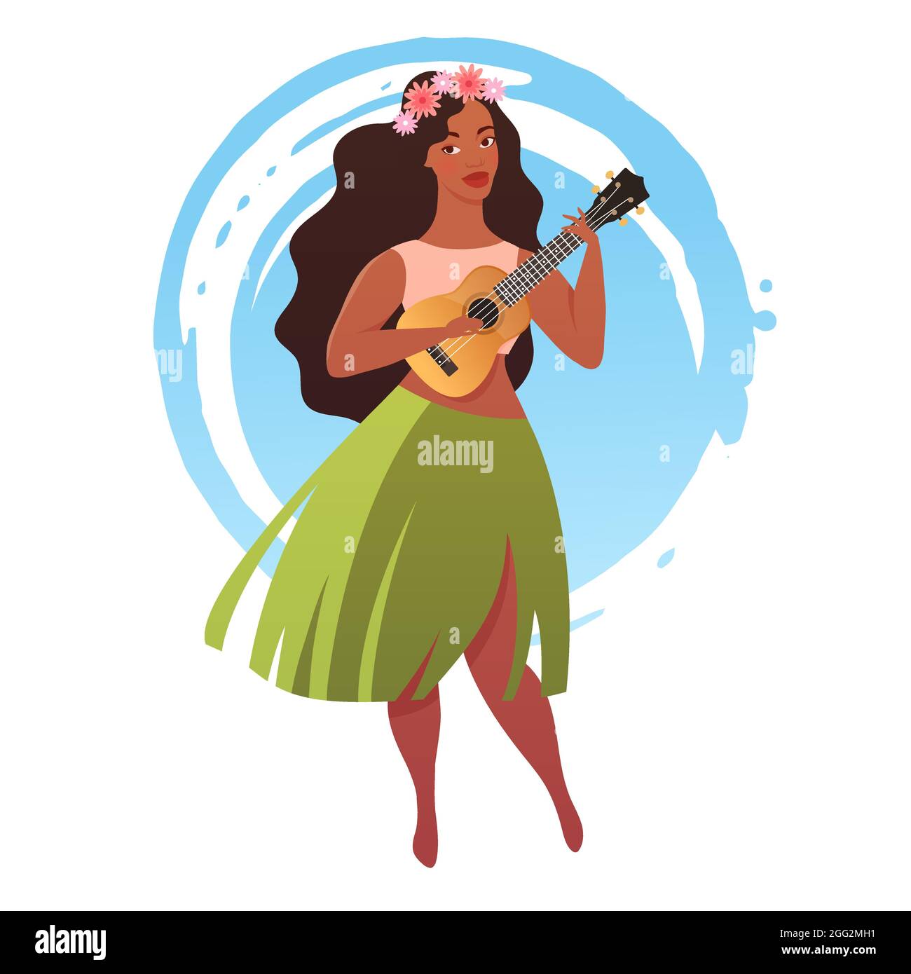 Female hawaiian hula dancer Cut Out Stock Images & Pictures Alamy
