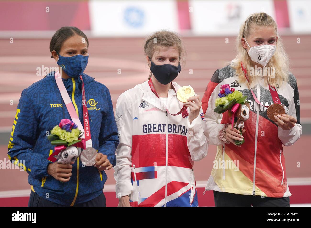 Tokio, Japan. 28th Aug, 2021. Paralympics Athletics, finals, women's