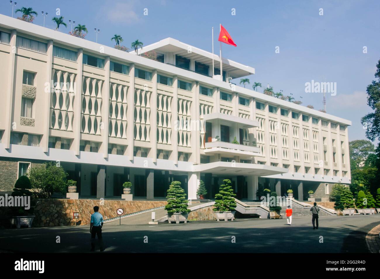 Ho Chi Minh, Vietnam - September 9 2016: General view of Independence Palace or Reunification Palace. Independence Palace is a landmark in Ho Chi Minh Stock Photo