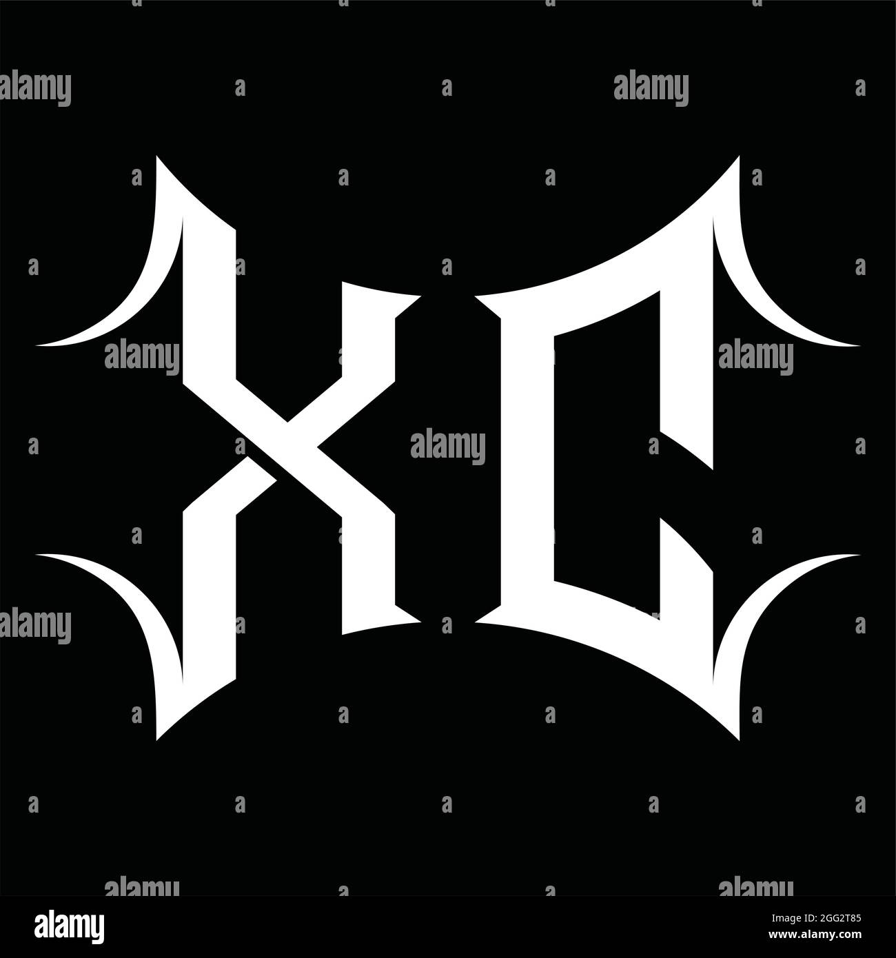 Xc alphabet Stock Vector Images - Alamy