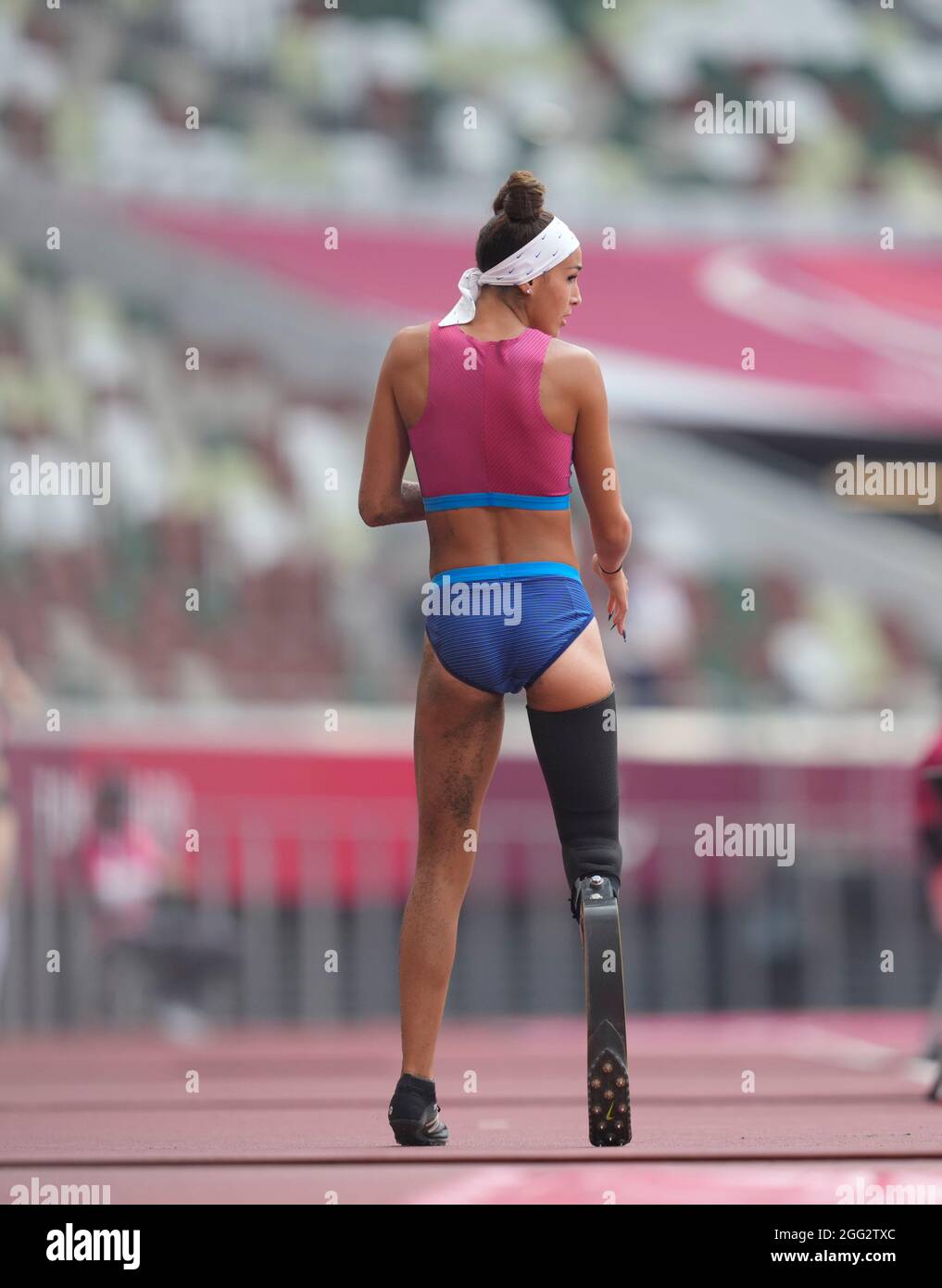 August 28, 2021: Beatriz Hatz from USA at long jump during athletics at ...