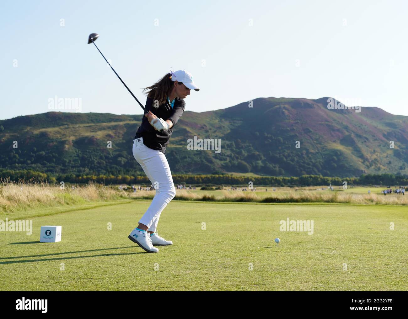 Team GB&I's Lauren Walsh during the 2021 Curtis Cup Day 1 Afternoon