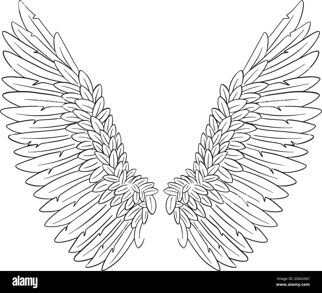 Feather Angel Wings Feather Angel Wings