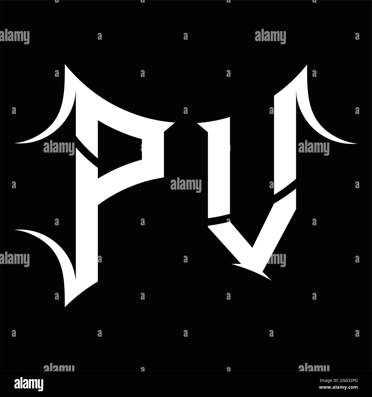 P v logo hi-res stock photography and images - Alamy