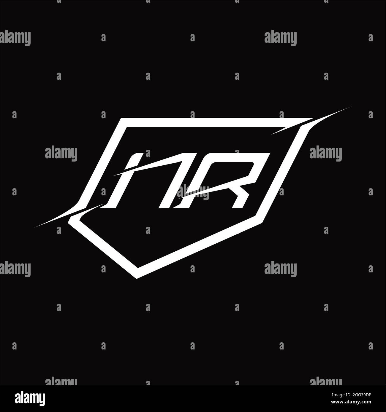 Nr signature Stock Vector Images - Alamy