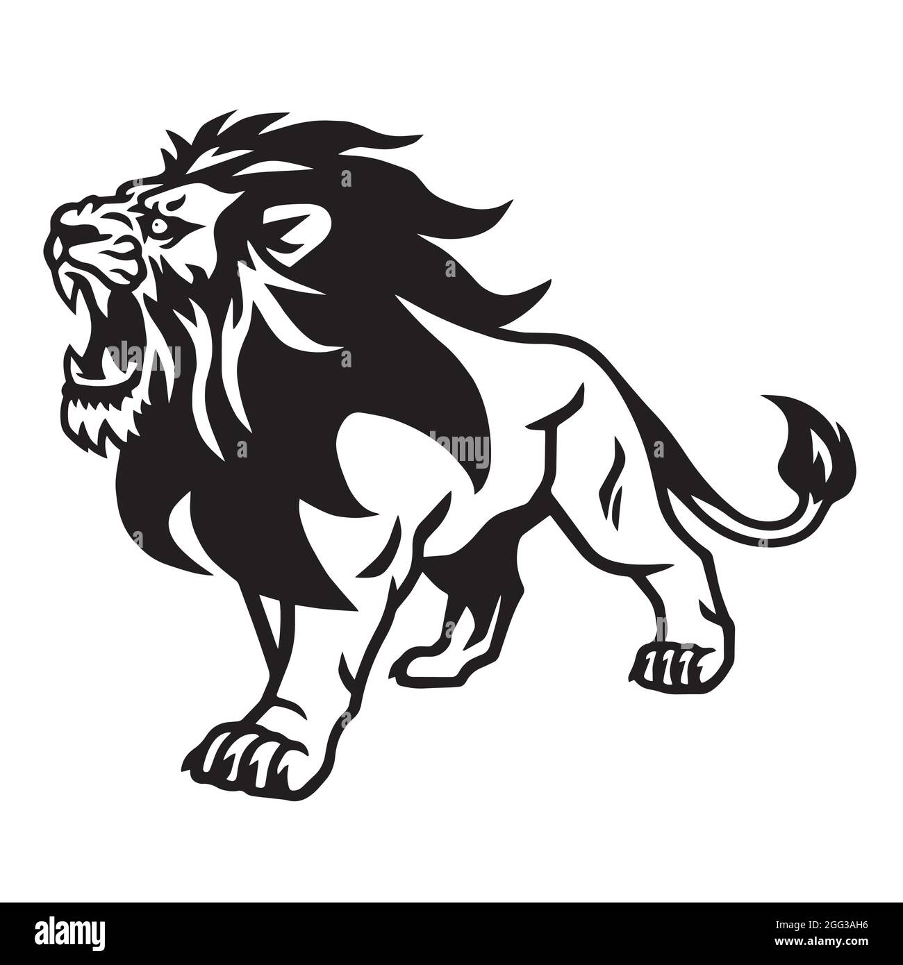 Standing lion logo hires stock photography and images Alamy