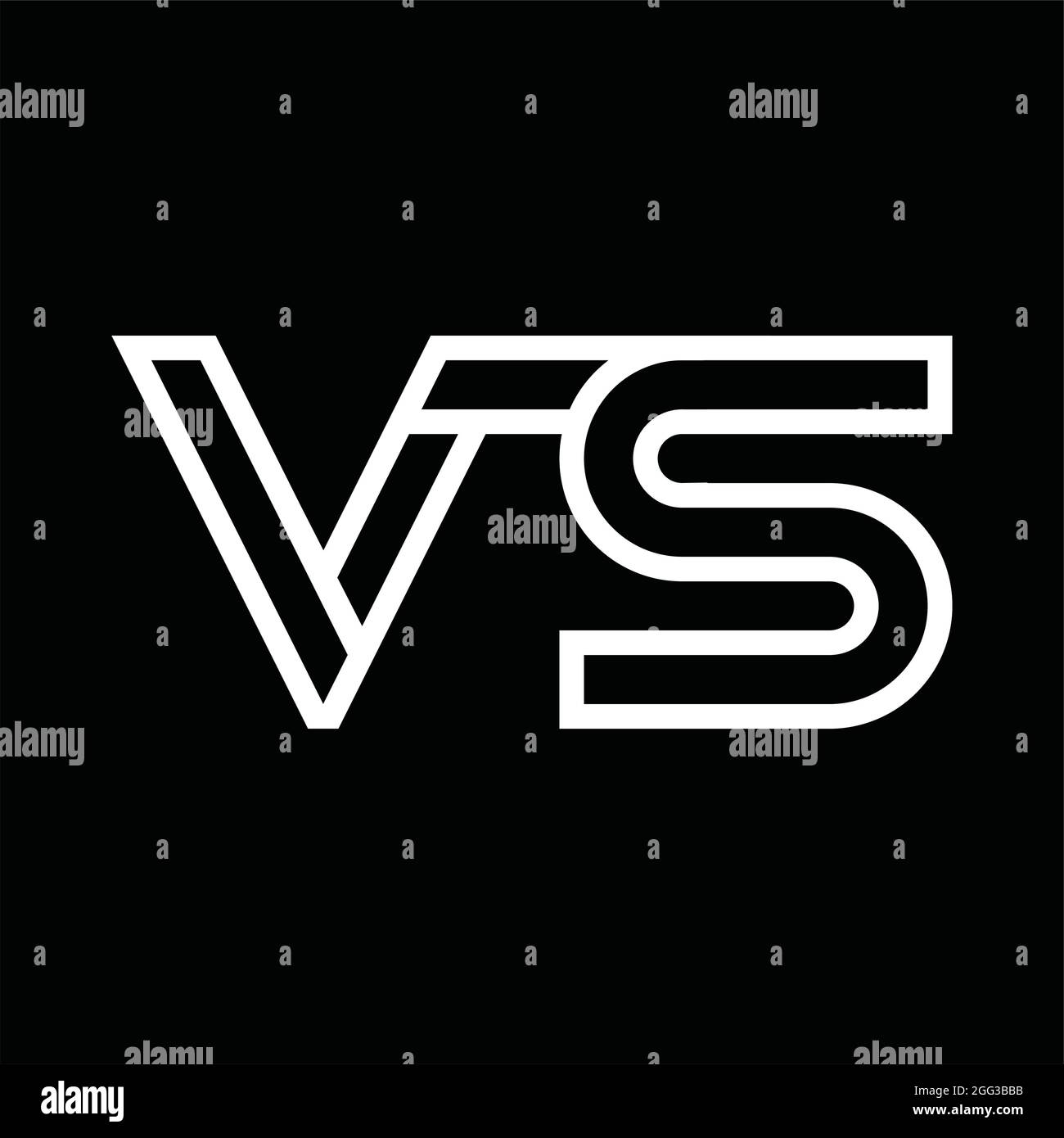 VS Logo monogram with pillar shape white background design template Stock Vector Image & Art - Alamy