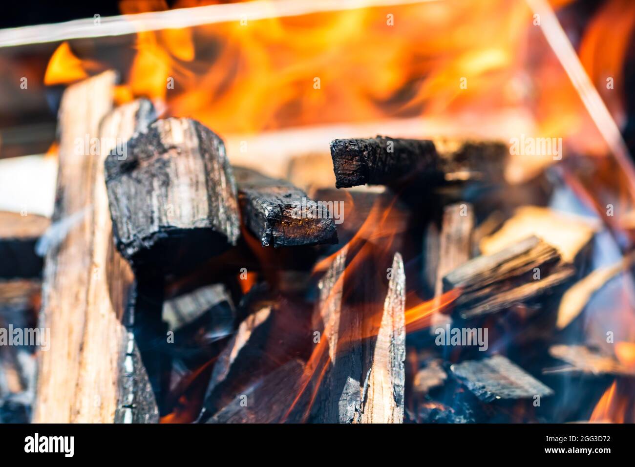 charcoal briquettes fire pit