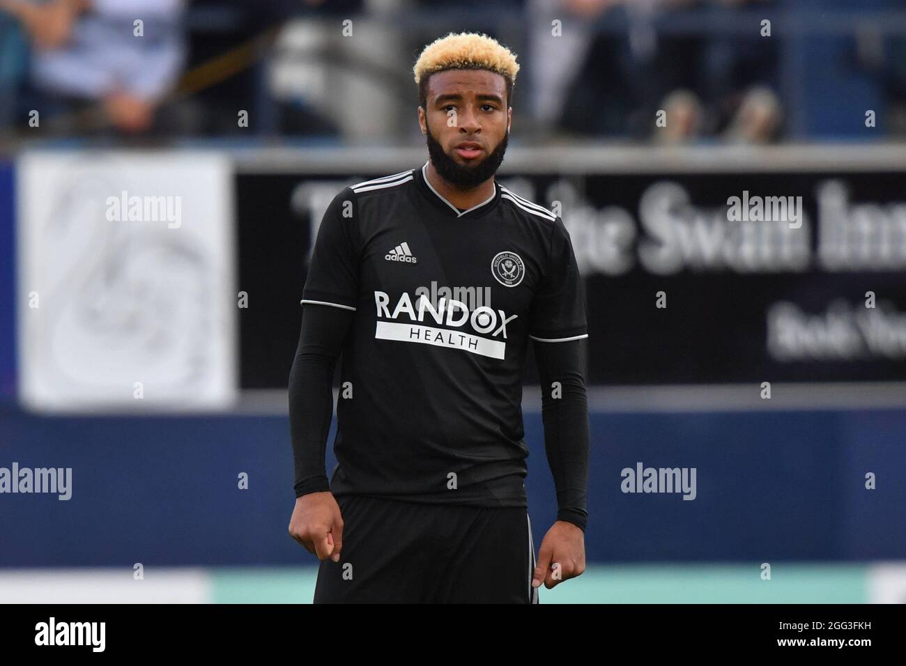 Jayden Bogle 20 of Sheffield United during the game Stock Photo Alamy