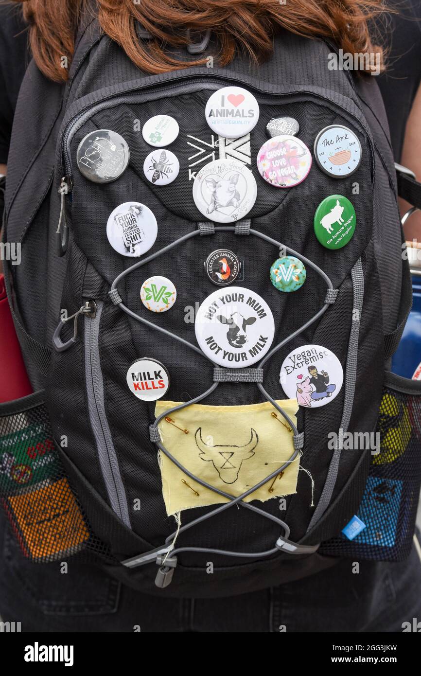 Badges backpack hi-res stock photography and images - Alamy